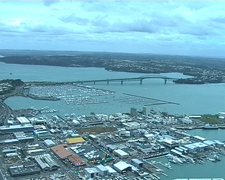 Blick vom Skytower Auckland